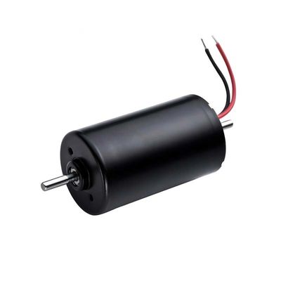 محرك بدون فرشاة مزود بأجهزة استشعار 28 ملم مع سائق متكامل 8W 12V 24V محرك BLDC عالي الطاقة