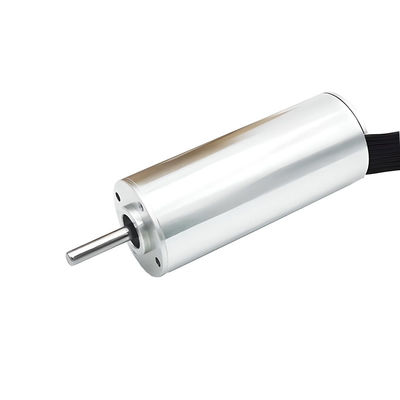 المحرك المدمج بدون فتحة بدون فرشة 28mm 48v 46W 13786rpm محرك DC بدون حديد