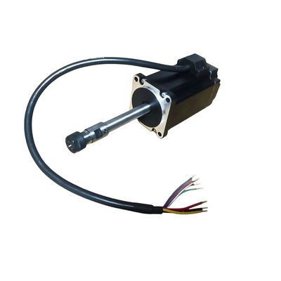 محرك 60 ملم مخصص بدون فرشاة 250W NEMA 24 BLDC محرك 48V 11000rpm 0.22N.m لجهاز CNC حفر آلة