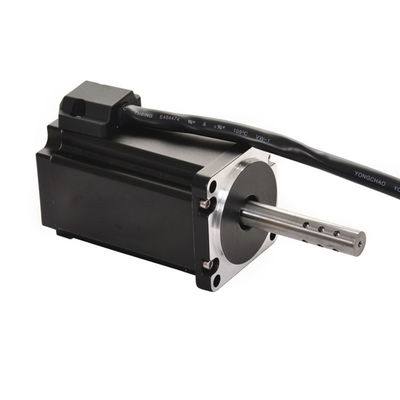 محرك 60 ملم مخصص بدون فرشاة 250W NEMA 24 BLDC محرك 48V 11000rpm 0.22N.m لجهاز CNC حفر آلة