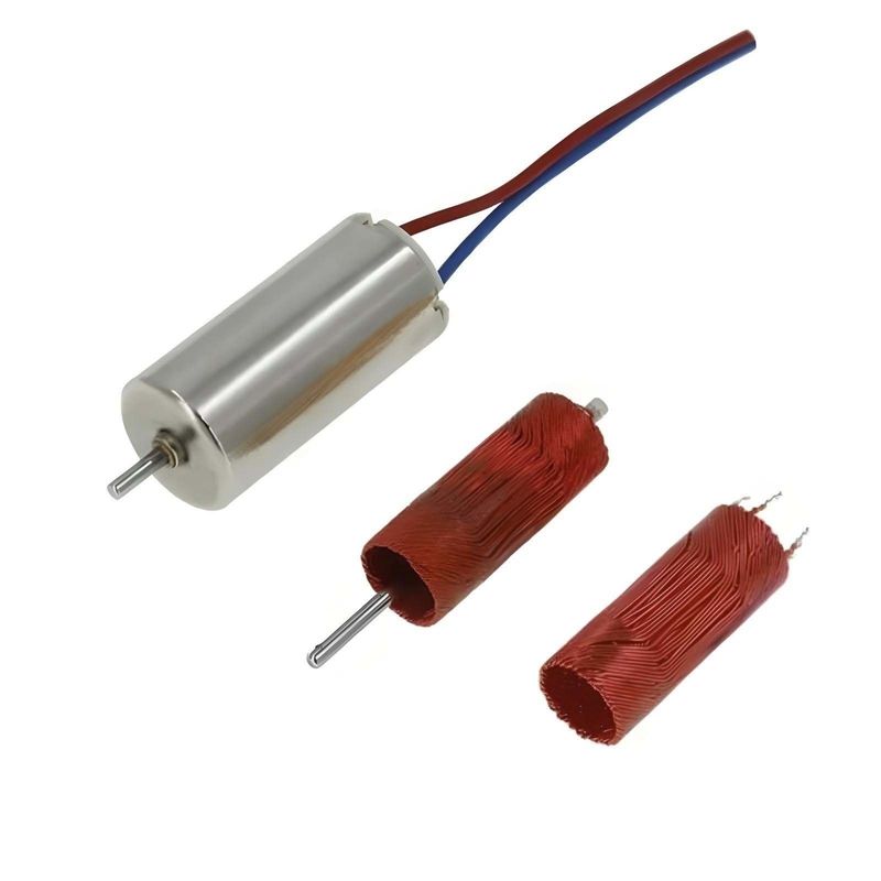 محرك DC عالي السرعة 8mm 0.3mNm 8620rpm 2.4V عمل مستقر