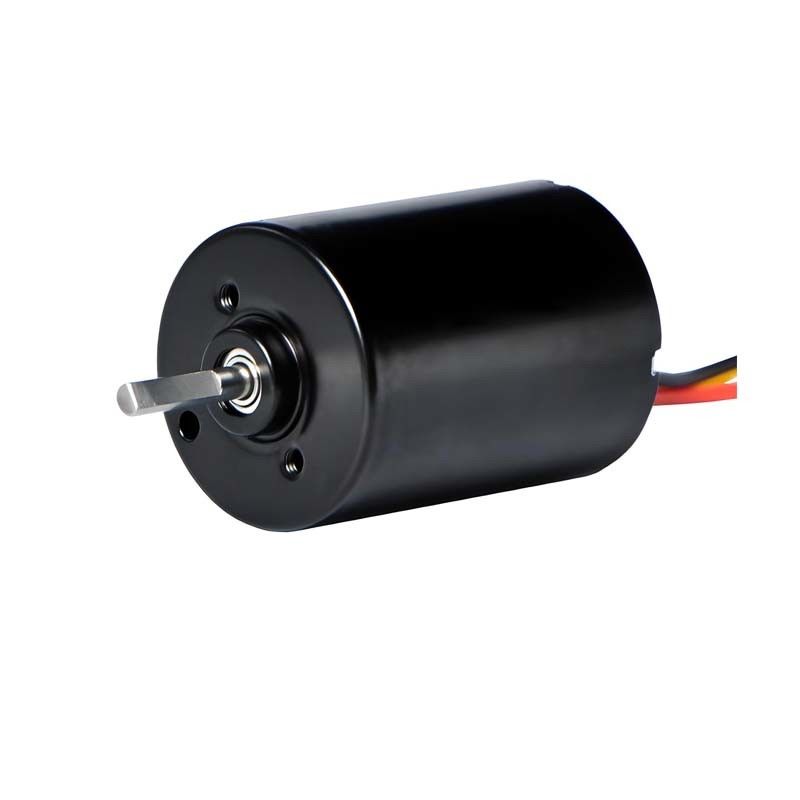 28mm PMDC محرك بدون فرشاة مع سائق متكامل 5.1W 12V 24V محرك BLDC عالي الطاقة للضخ الالكتروني
